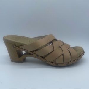 Dansko Brown Woven Strap Sandals